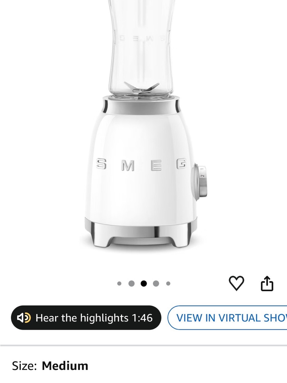 White Personal Blender with extra Jar - Picture 6 of 6